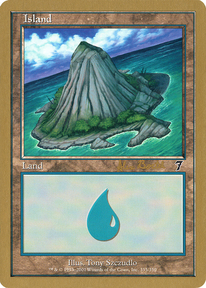 Island (ab335a) (Alex Borteh) [World Championship Decks 2001] - Magic: The Gathering - Card Brawlers | Quebec | Canada |
