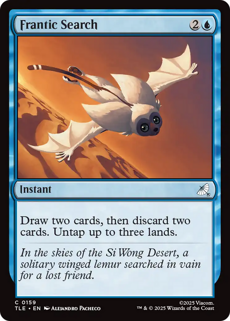 Frantic Search [Avatar: The Last Airbender: Eternal-Legal] - Magic: The Gathering - Card Brawlers | Quebec | Canada |