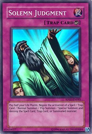 Solemn Judgment [RP01-EN045] Super Rare - Yu-Gi-Oh! - Card Brawlers | Quebec | Canada |