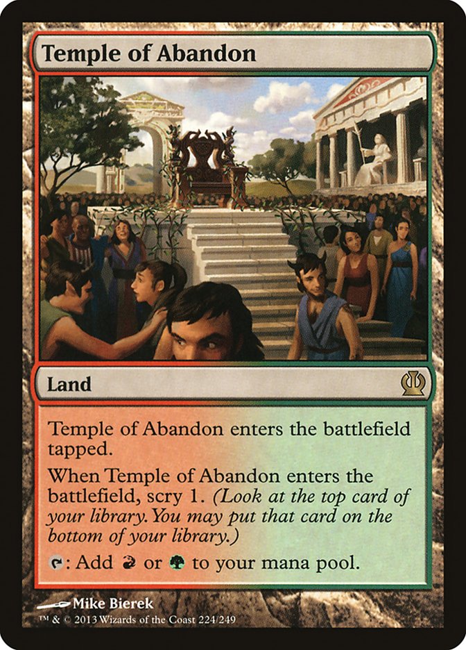 Temple of Abandon [Theros] - Magic: The Gathering - Card Brawlers | Quebec | Canada |