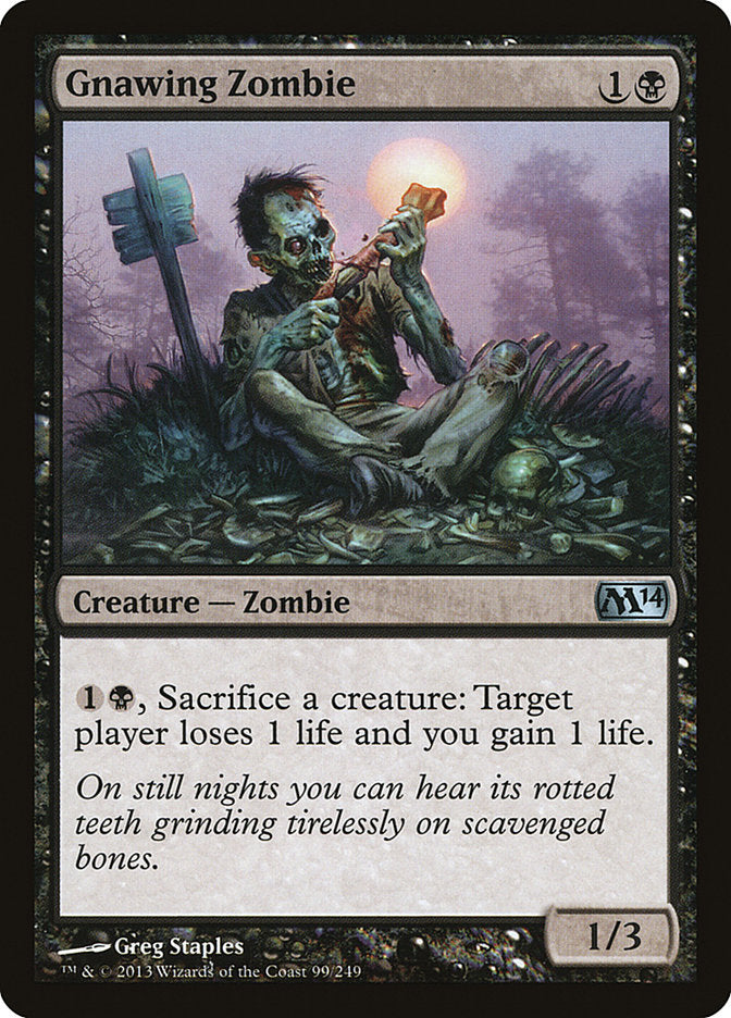 Gnawing Zombie [Magic 2014] - Magic: The Gathering - Card Brawlers | Quebec | Canada |