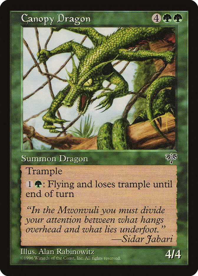 Canopy Dragon [Mirage] - Magic: The Gathering - Card Brawlers | Quebec | Canada |