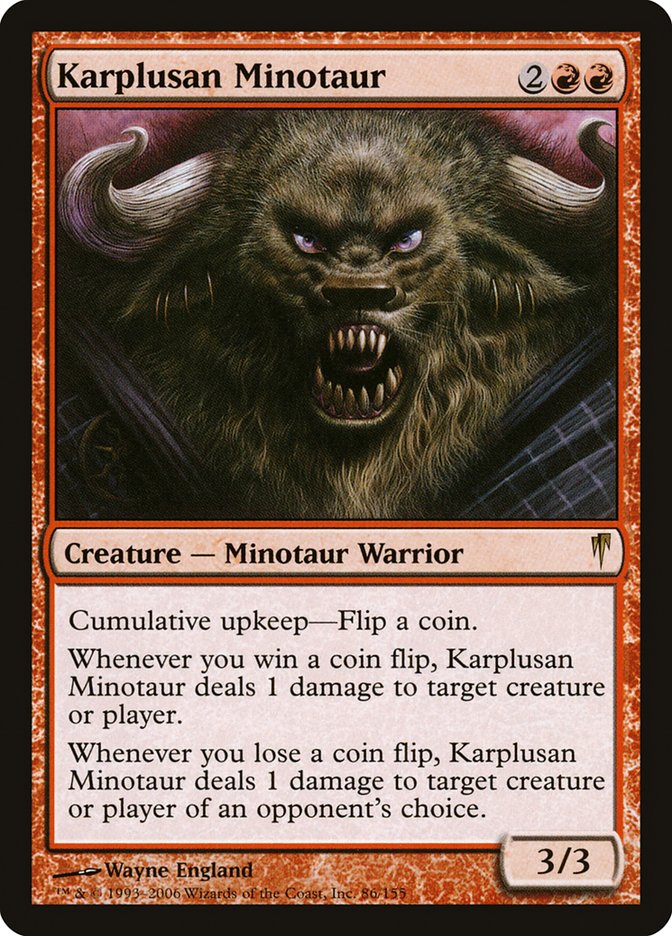 Karplusan Minotaur [Coldsnap] - Magic: The Gathering - Card Brawlers | Quebec | Canada |