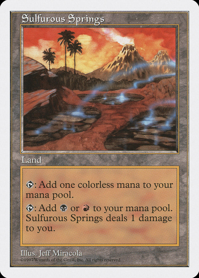Sulfurous Springs [Fifth Edition] - Magic: The Gathering - Card Brawlers | Quebec | Canada |