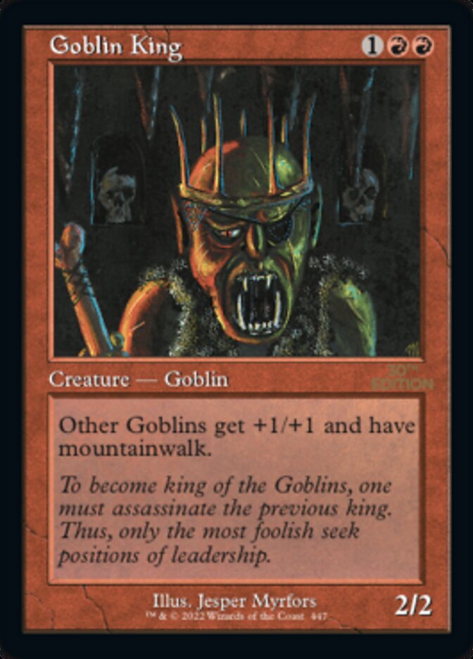 Goblin King (Retro) [30th Anniversary Edition] - Magic: The Gathering - Card Brawlers | Quebec | Canada |