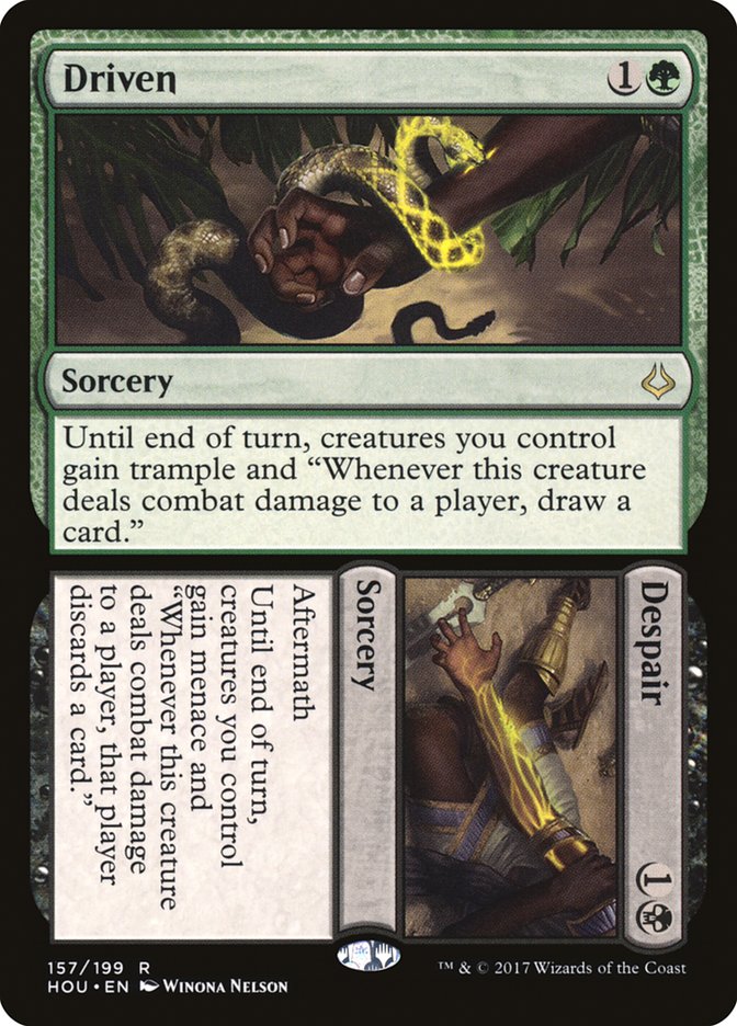 Driven // Despair [Hour of Devastation] - Magic: The Gathering - Card Brawlers | Quebec | Canada |