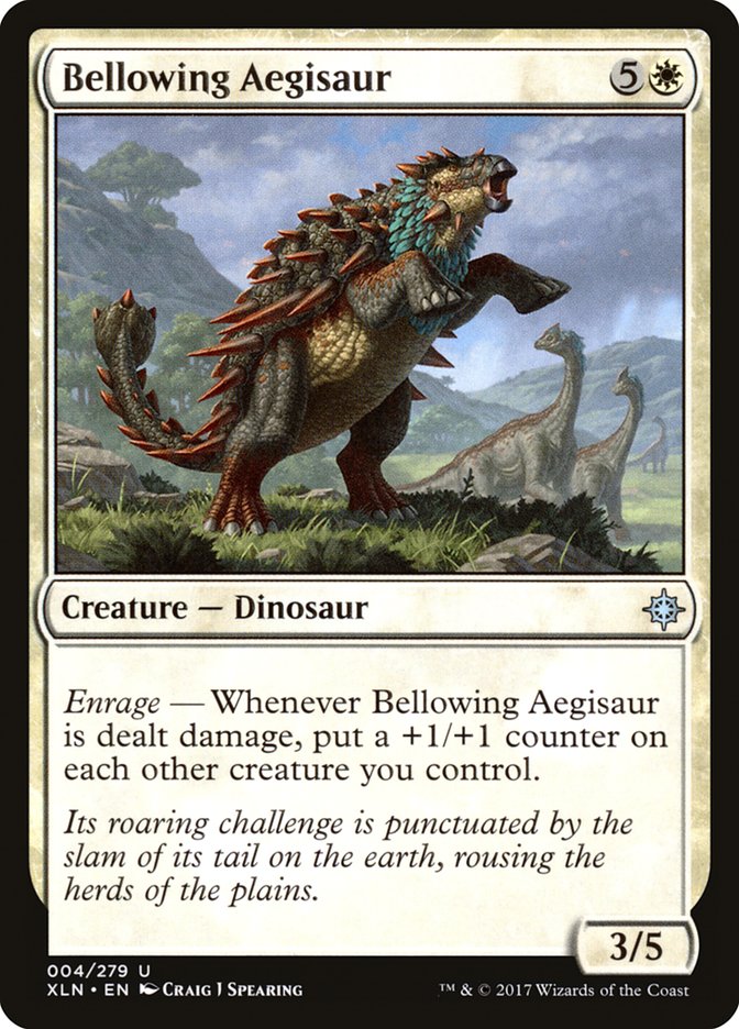 Bellowing Aegisaur [Ixalan] - Magic: The Gathering - Card Brawlers | Quebec | Canada |