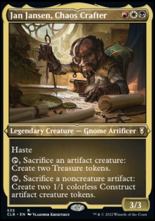 Jan Jansen, Chaos Crafter (Foil Etched) [Commander Legends: Battle for Baldur's Gate] - Magic: The Gathering - Card Brawlers | Quebec | Canada |