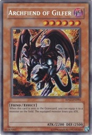 Archfiend of Gilfer [RP02-EN094] Secret Rare - Yu-Gi-Oh! - Card Brawlers | Quebec | Canada |