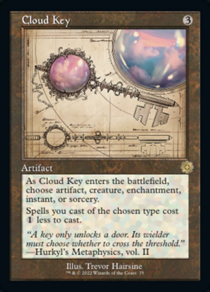 Cloud Key (Retro Schematic) [The Brothers' War Retro Artifacts] - Magic: The Gathering - Card Brawlers | Quebec | Canada |