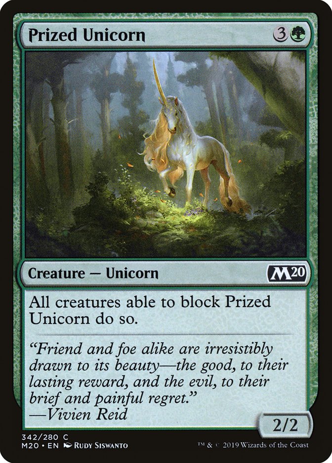Prized Unicorn [Core Set 2020] - Magic: The Gathering - Card Brawlers | Quebec | Canada |