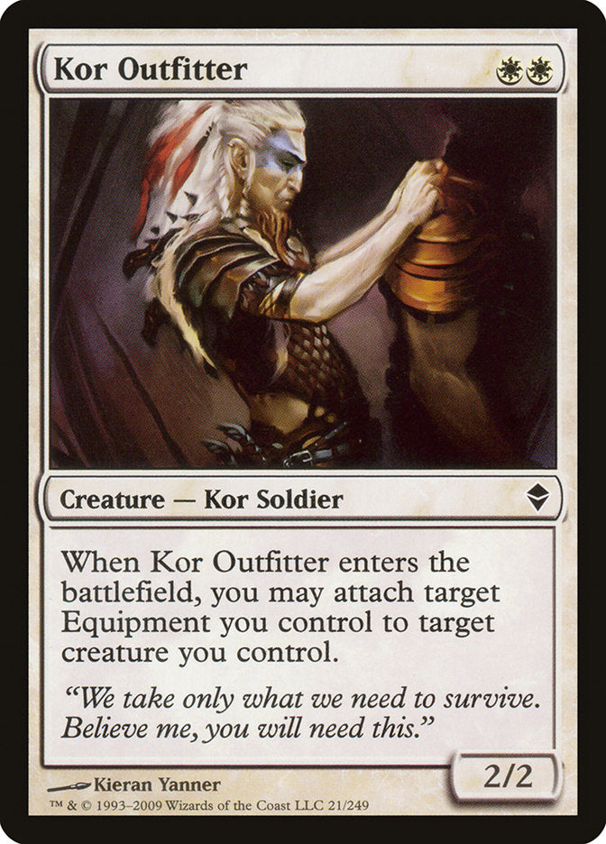 Kor Outfitter [Zendikar] - Magic: The Gathering - Card Brawlers | Quebec | Canada |