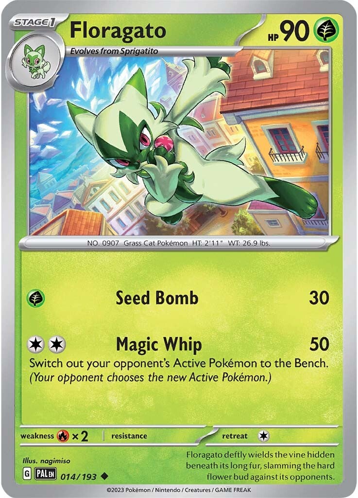 Floragato (014/193) [Scarlet & Violet: Paldea Evolved] - Pokémon - Card Brawlers | Quebec | Canada |