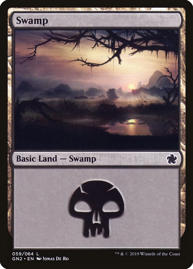 Swamp (59) [Game Night 2019] - Magic: The Gathering - Card Brawlers | Quebec | Canada |