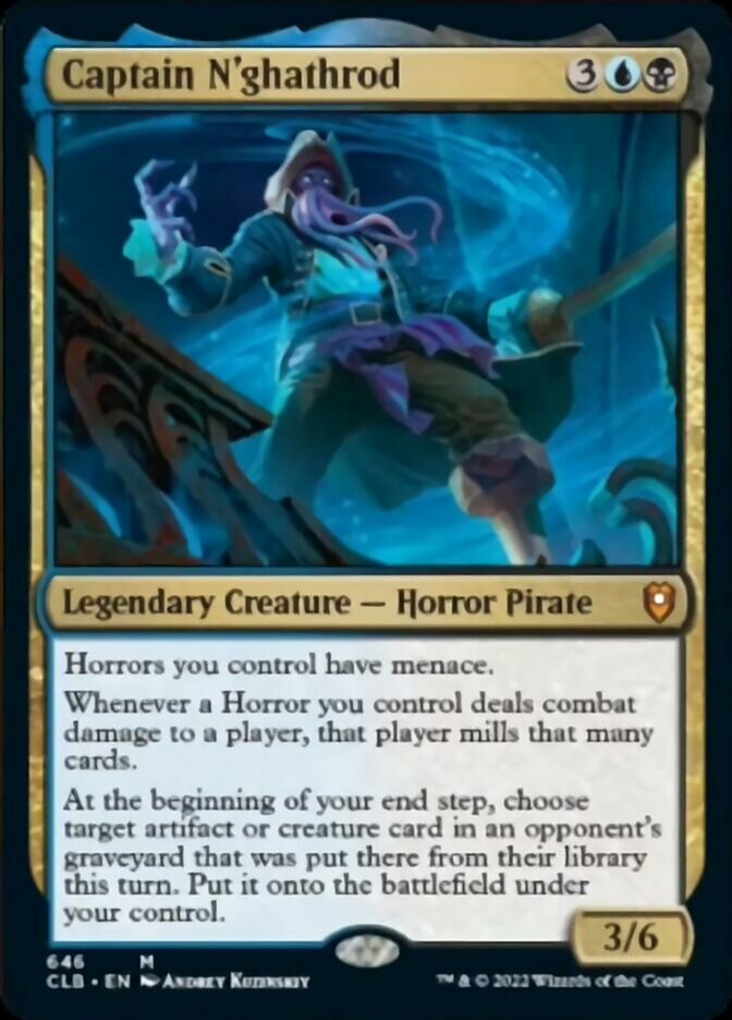 Captain N'ghathrod [Commander Legends: Battle for Baldur's Gate] - Magic: The Gathering - Card Brawlers | Quebec | Canada |