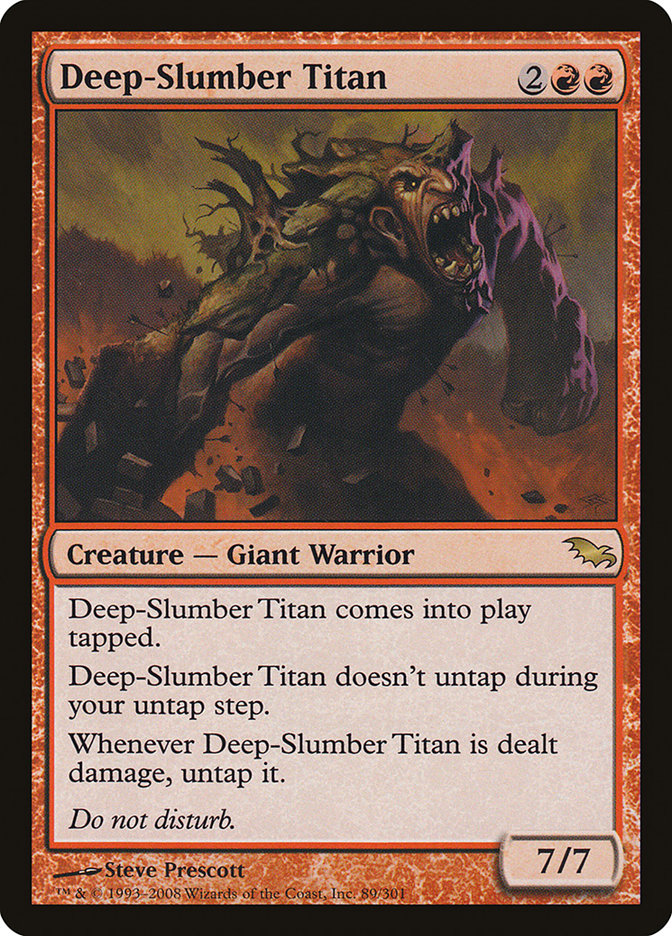 Deep-Slumber Titan [Shadowmoor] - Magic: The Gathering - Card Brawlers | Quebec | Canada |