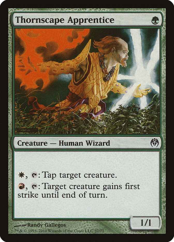 Thornscape Apprentice [Duel Decks: Phyrexia vs. the Coalition] - Magic: The Gathering - Card Brawlers | Quebec | Canada |