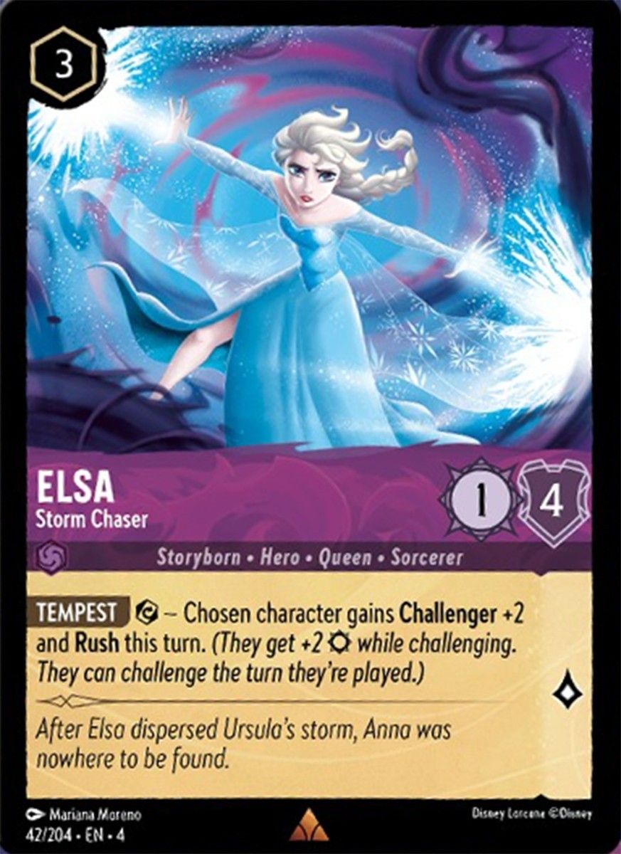 Elsa - Storm Chaser (42/204) [Ursula's Return] - Disney - Card Brawlers | Quebec | Canada |