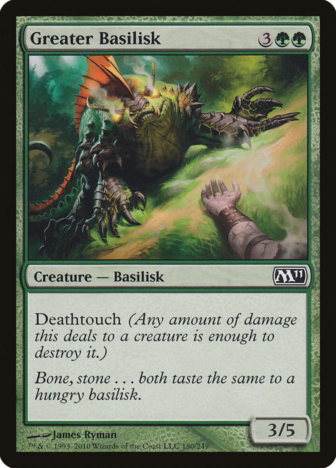 Greater Basilisk [Magic 2011] - Magic: The Gathering - Card Brawlers | Quebec | Canada |