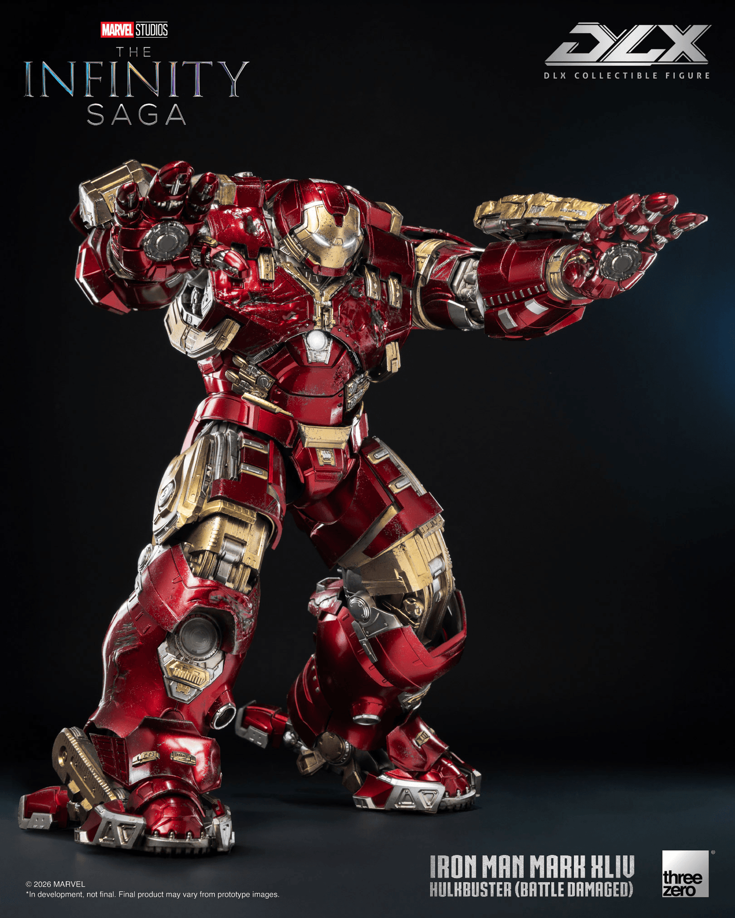 Threezero - DLX - Iron Man Mark 44 - Hulkbuster - (Battle Damaged) - (PREORDER) December 31, 2026