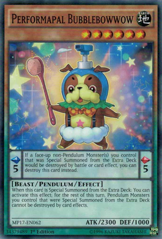 Performapal Bubblebowwow [MP17-EN062] Common