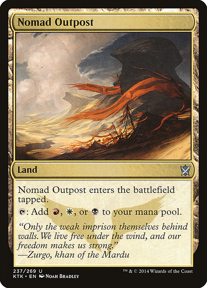 Nomad Outpost [Khans of Tarkir] - Magic: The Gathering - Card Brawlers | Quebec | Canada |