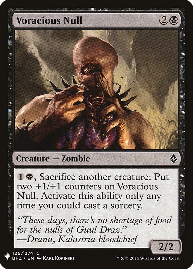 Voracious Null [Mystery Booster] - Magic: The Gathering - Card Brawlers | Quebec | Canada |
