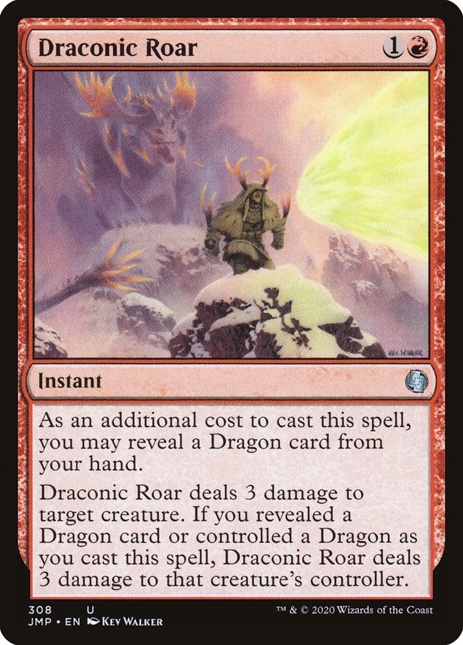 Draconic Roar [Jumpstart] - Magic: The Gathering - Card Brawlers | Quebec | Canada |