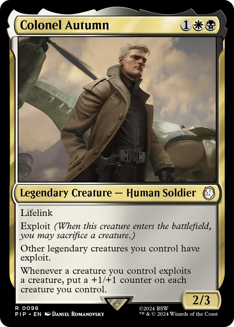 Colonel Autumn [Fallout] - Magic: The Gathering - Card Brawlers | Quebec | Canada |