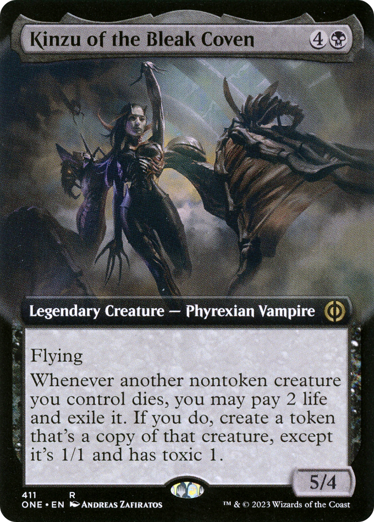 Kinzu of the Bleak Coven (Extended Art) [Phyrexia: All Will Be One] - Magic: The Gathering - Card Brawlers | Quebec | Canada |