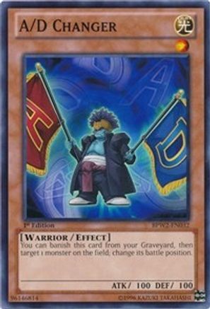 A/D Changer [BPW2-EN032] Common - Yu-Gi-Oh! - Card Brawlers | Quebec | Canada |