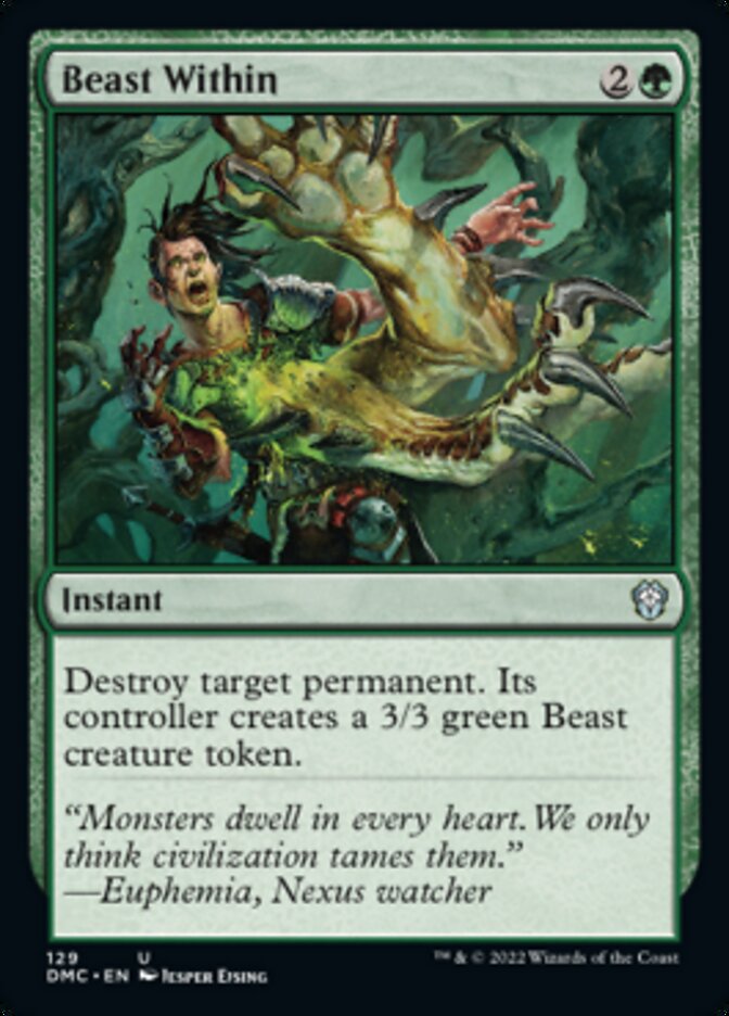 Beast Within [Dominaria United Commander] - Magic: The Gathering - Card Brawlers | Quebec | Canada |