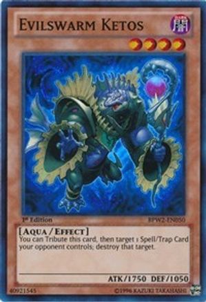 Evilswarm Ketos [BPW2-EN050] Super Rare - Yu-Gi-Oh! - Card Brawlers | Quebec | Canada |