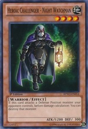 Heroic Challenger - Night Watchman [BPW2-EN054] Common - Yu-Gi-Oh! - Card Brawlers | Quebec | Canada |