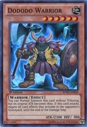Dododo Warrior [BPW2-EN059] Super Rare - Yu-Gi-Oh! - Card Brawlers | Quebec | Canada |