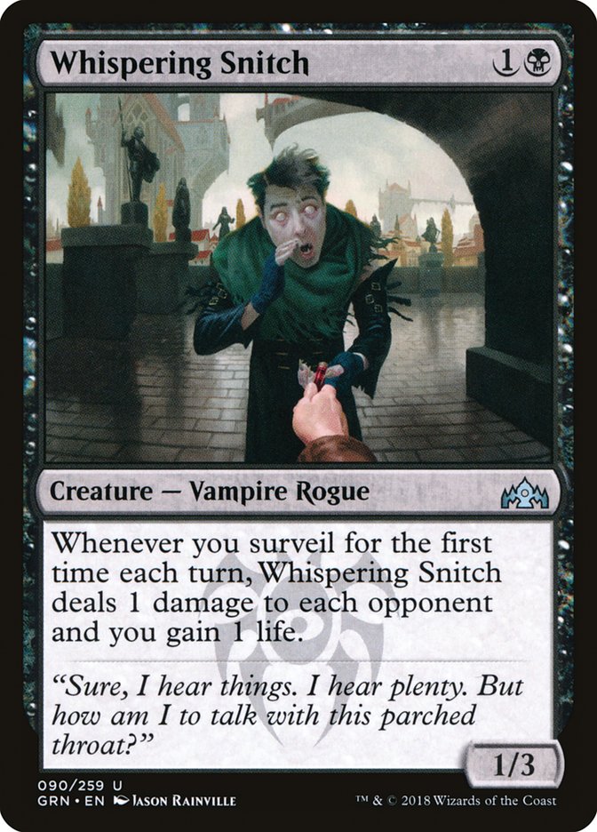Whispering Snitch [Guilds of Ravnica] - Magic: The Gathering - Card Brawlers | Quebec | Canada |