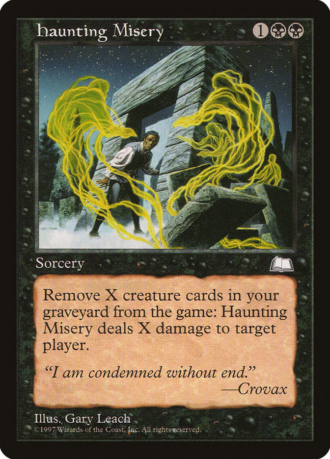 Haunting Misery [Weatherlight] - Magic: The Gathering - Card Brawlers | Quebec | Canada |
