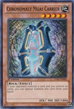 Chronomaly Moai Carrier [LVAL-EN008] Common - Yu-Gi-Oh! - Card Brawlers | Quebec | Canada |