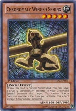 Chronomaly Winged Sphinx [LVAL-EN009] Common - Yu-Gi-Oh! - Card Brawlers | Quebec | Canada |
