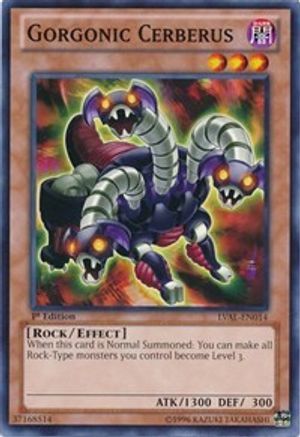 Gorgonic Cerberus [LVAL-EN014] Common - Yu-Gi-Oh! - Card Brawlers | Quebec | Canada |