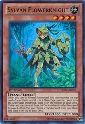 Sylvan Flowerknight [LVAL-EN018] Super Rare - Yu-Gi-Oh! - Card Brawlers | Quebec | Canada |