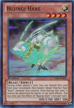 Bujingi Hare [LVAL-EN030] Super Rare - Yu-Gi-Oh! - Card Brawlers | Quebec | Canada |