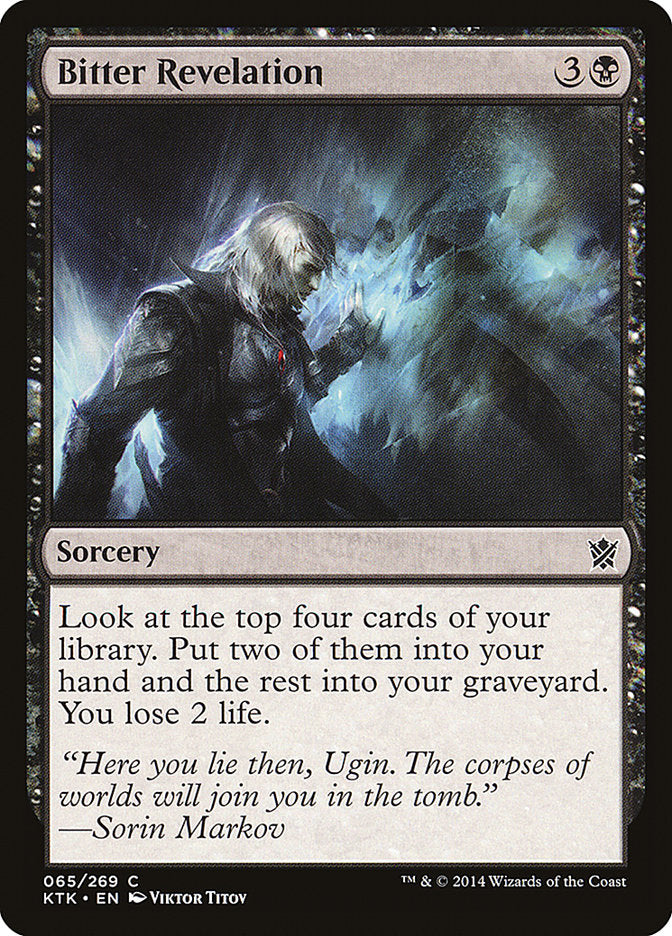 Bitter Revelation [Khans of Tarkir] - Magic: The Gathering - Card Brawlers | Quebec | Canada |
