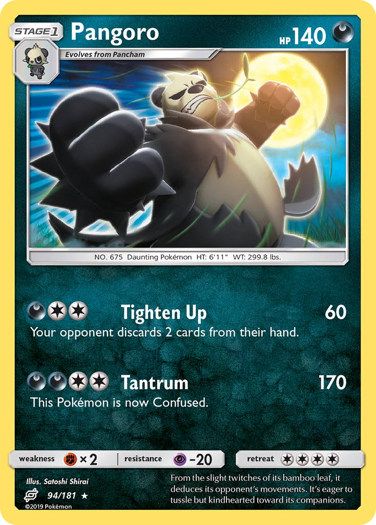 Pangoro (94/181) [Sun & Moon: Team Up] - Pokémon - Card Brawlers | Quebec | Canada |