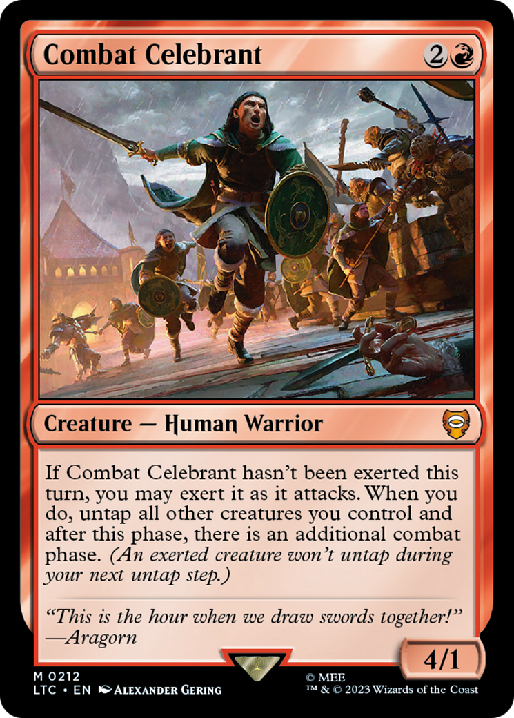 Combat Celebrant [The Lord of the Rings: Tales of Middle-Earth Commander] - Magic: The Gathering - Card Brawlers | Quebec | Canada |