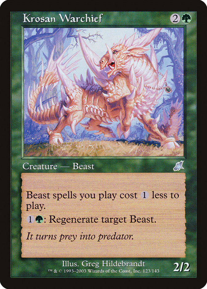 Krosan Warchief [Scourge] - Magic: The Gathering - Card Brawlers | Quebec | Canada |