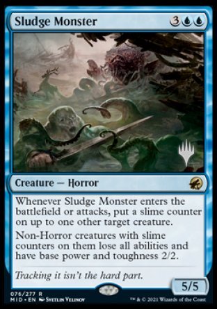 Sludge Monster (Promo Pack) [Innistrad: Midnight Hunt Promos] - Magic: The Gathering - Card Brawlers | Quebec | Canada |