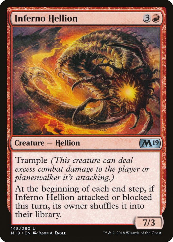 Inferno Hellion [Core Set 2019] - Magic: The Gathering - Card Brawlers | Quebec | Canada |