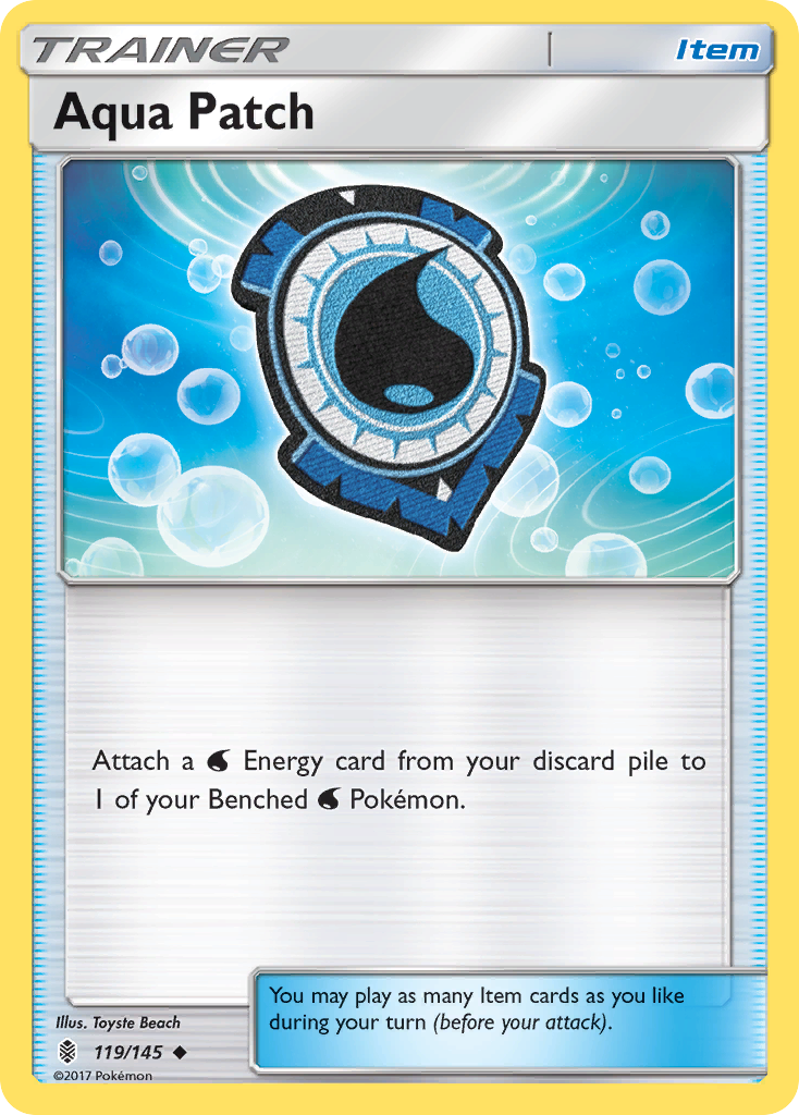 Aqua Patch (119/145) [Sun & Moon: Guardians Rising] - Pokémon - Card Brawlers | Quebec | Canada |