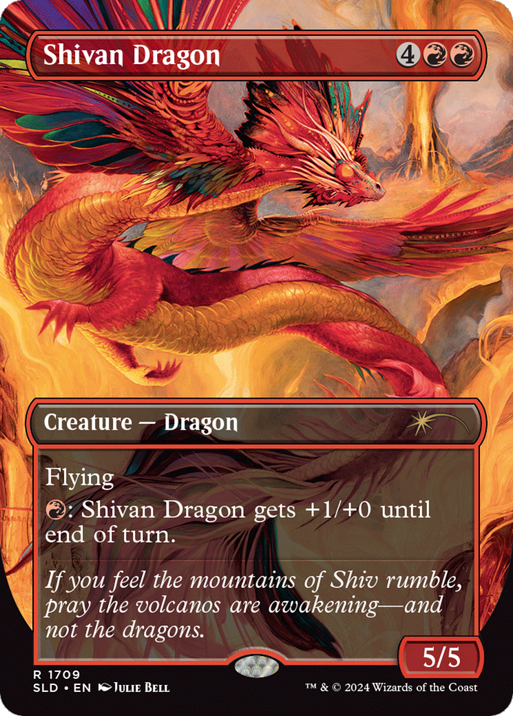 Shivan Dragon (Rainbow Foil) [Secret Lair Drop Series] - Magic: The Gathering - Card Brawlers | Quebec | Canada |